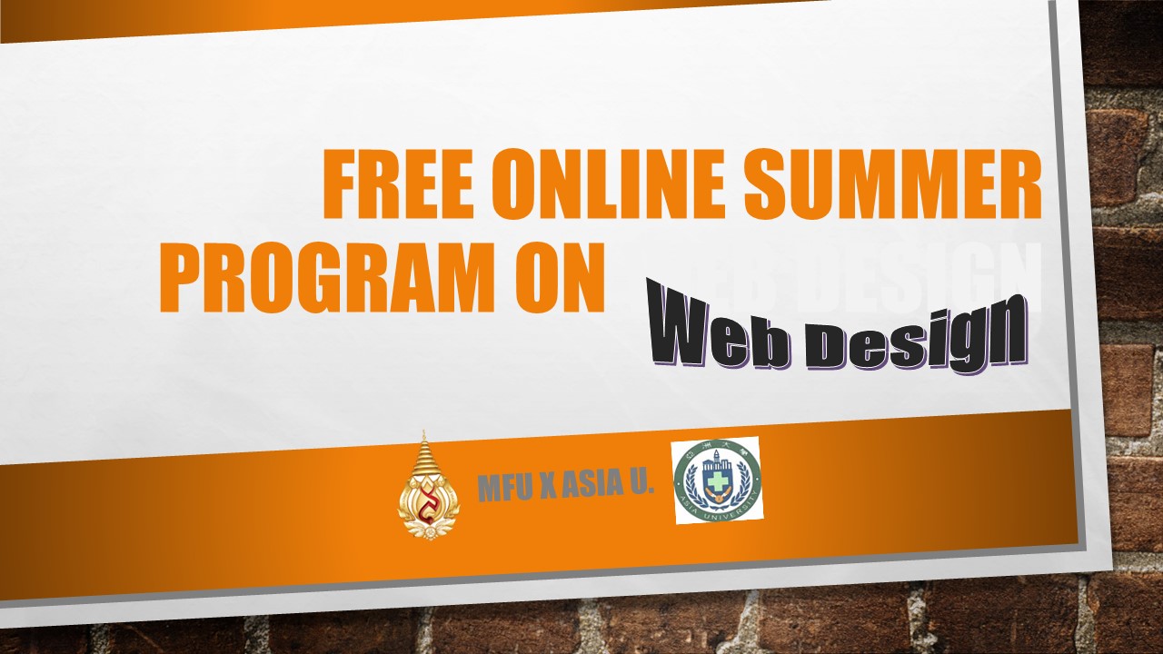Free Online Summer Program on Web Design